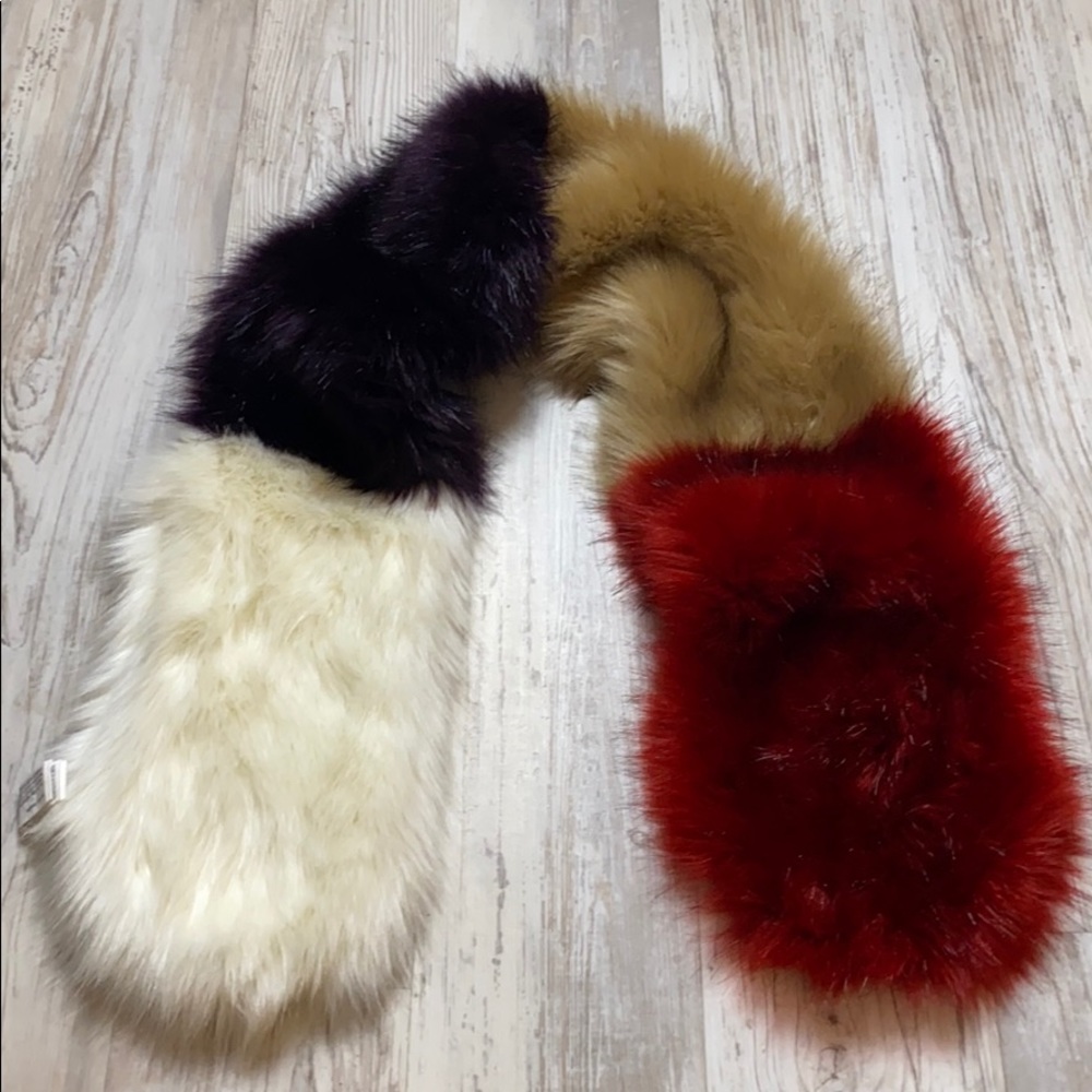 Faux fur scarf